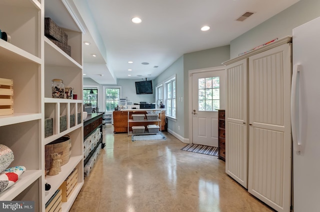 5026 Huntwood Manor Dr, Fairfax, VA 22030 - office space with concrete floors, recessed lighting, and baseboards