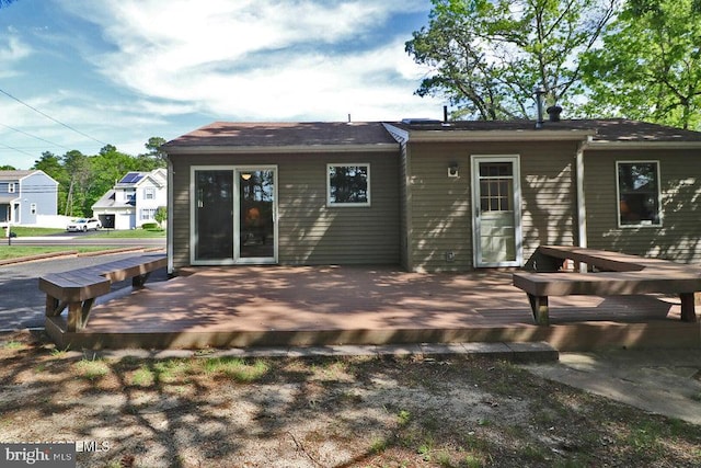50 Nautilus Dr, Barnegat, NJ 08005 - back of house with a wooden deck