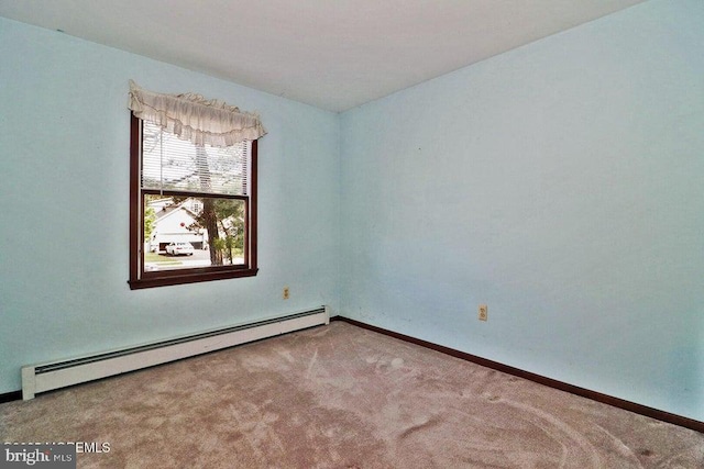 50 Nautilus Dr, Barnegat, NJ 08005 - carpeted empty room with baseboard heating and baseboards