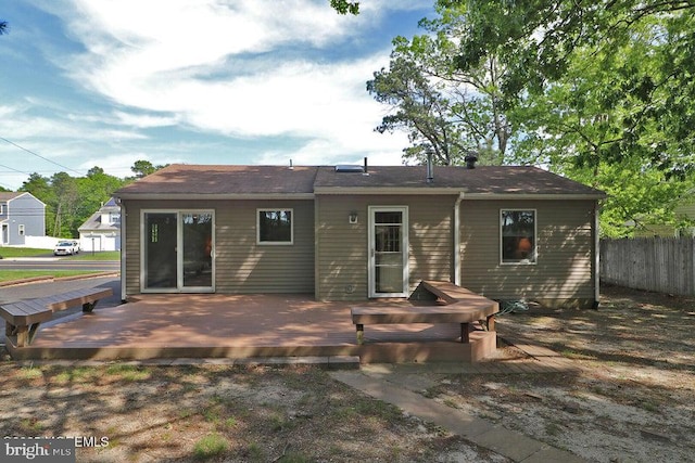 50 Nautilus Dr, Barnegat, NJ 08005 - rear view of property featuring a deck