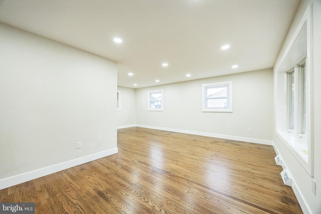 2831 Goucher Ave, Delanco, NJ 08075 - empty room with light wood-style flooring, recessed lighting, and baseboards