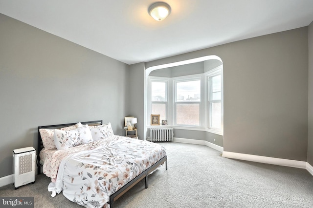 310 E S St, York, PA 17403 - carpeted bedroom with radiator and baseboards