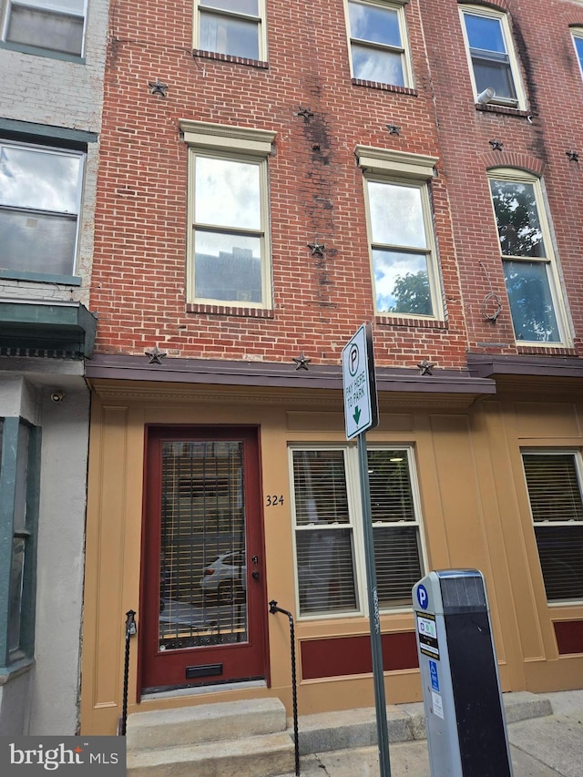 324 Park Ave, Baltimore, MD 21201 - view of exterior entry with brick siding