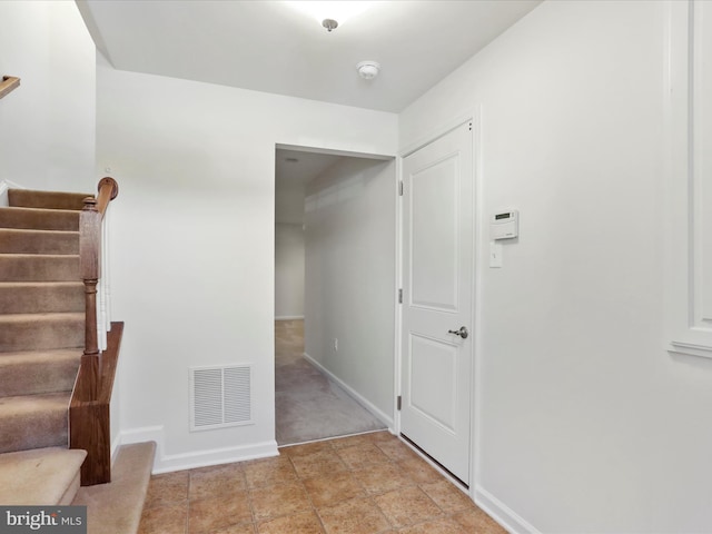 100 Norwood Dr, Falling Waters, WV 25419 - stairs with baseboards and stone finish floors