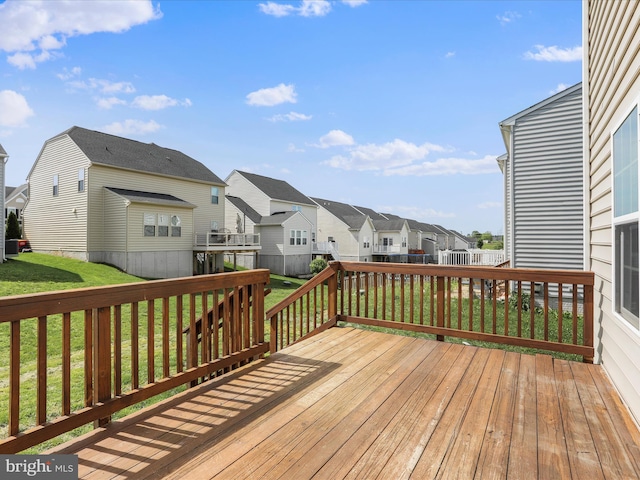 100 Norwood Dr, Falling Waters, WV 25419 - deck featuring a residential view