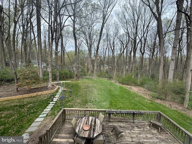 2042 Carrhill Rd, Vienna, VA 22181 - deck featuring a yard