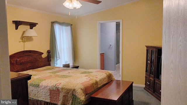 710 Mcginnis Dr Unit 710, Dover, DE 19901 - bedroom with crown molding and dark colored carpet