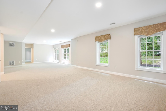 3530 Schuerman House Dr, Fairfax, VA 22031 - empty room with baseboards, recessed lighting, and carpet flooring