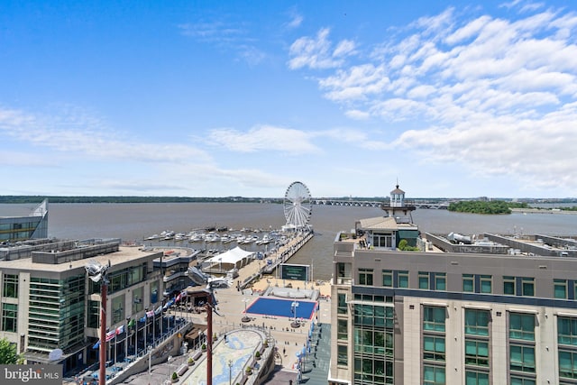155 Potomac Psge Unit 809, Oxon Hill, MD 20745 - bird's eye view of a nearby body of water
