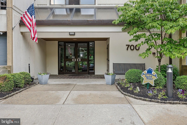 700 Avondale Rd Unit Ph-12, Wallingford, PA 19086 - doorway to property with french doors and stucco siding