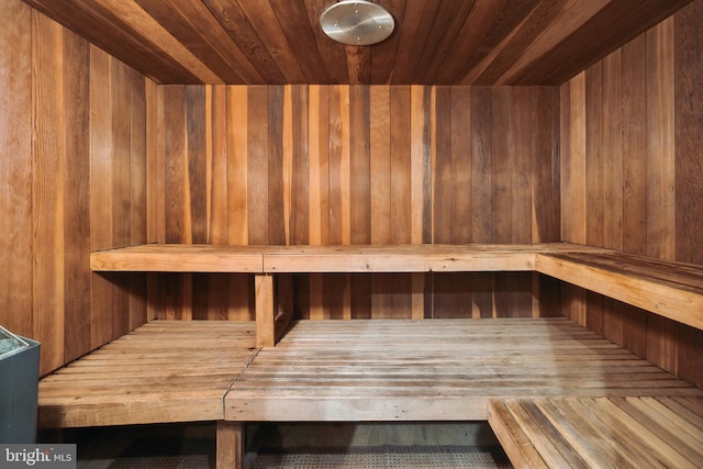 700 7th St SW Unit 512, Washington, DC 20024 - sauna / steam room with wooden ceiling and wood walls