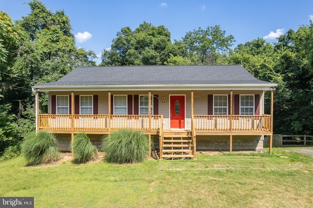 430 Cedar Creek Dr, Harpers Ferry, WV 25425 - view of front of house with covered porch and roof with shingles