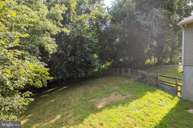 430 Cedar Creek Dr, Harpers Ferry, WV 25425 - view of yard with a gate