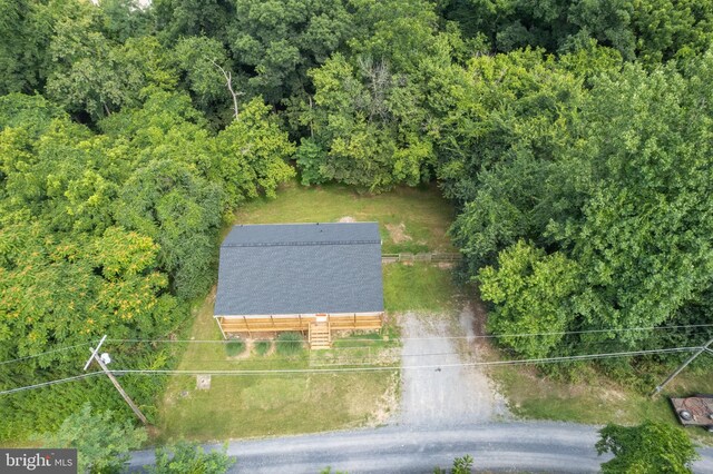 430 Cedar Creek Dr, Harpers Ferry, WV 25425 - aerial view of a heavily wooded area