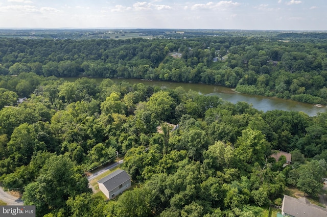 430 Cedar Creek Dr, Harpers Ferry, WV 25425 - drone / aerial view of a forest and a large body of water