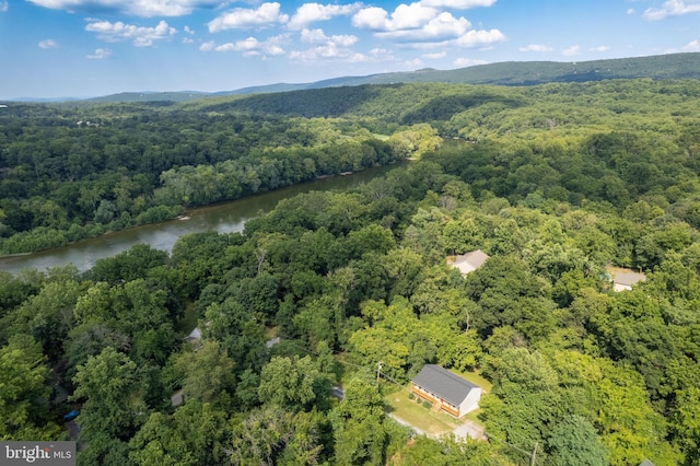 430 Cedar Creek Dr, Harpers Ferry, WV 25425 - drone / aerial view of a heavily wooded area and a nearby body of water