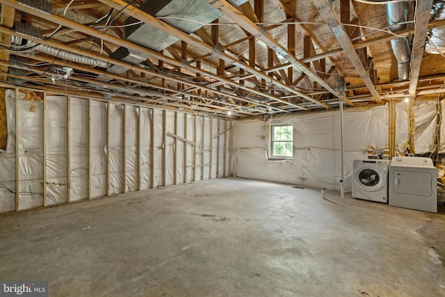 430 Cedar Creek Dr, Harpers Ferry, WV 25425 - basement featuring independent washer and dryer