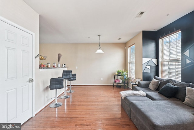 361 Union St, Trenton, NJ 08611 - living room with wood finished floors and baseboards