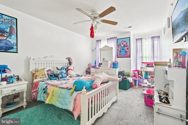 361 Union St, Trenton, NJ 08611 - bedroom featuring carpet and ceiling fan