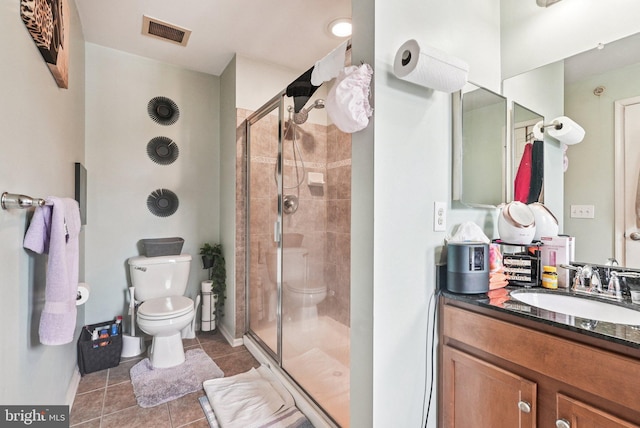 361 Union St, Trenton, NJ 08611 - full bathroom with a shower stall, tile patterned flooring, and vanity