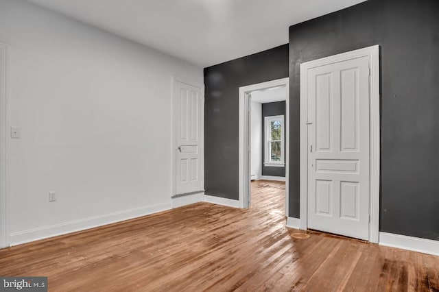 342 W Gay Ave, York, PA 17401 - spare room with light wood-style flooring and baseboards