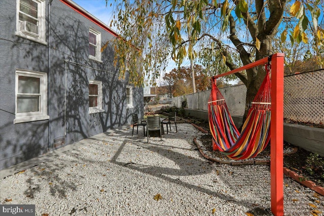 542 S 12th St, Reading, PA 19602 - fenced backyard featuring a patio