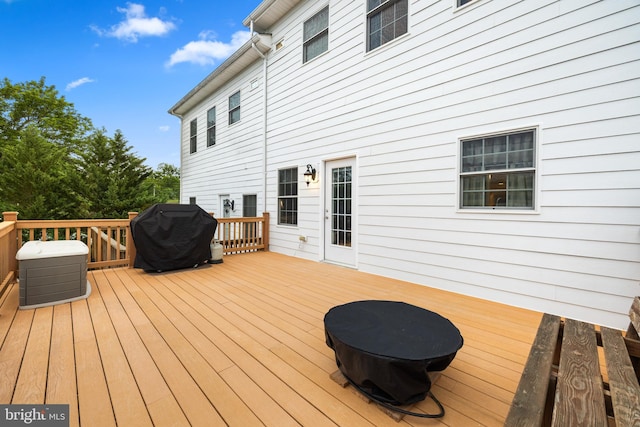 139 Flora Vista Ln, Woodstock, VA 22664 - deck with area for grilling