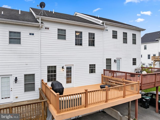 139 Flora Vista Ln, Woodstock, VA 22664 - rear view of house featuring a deck