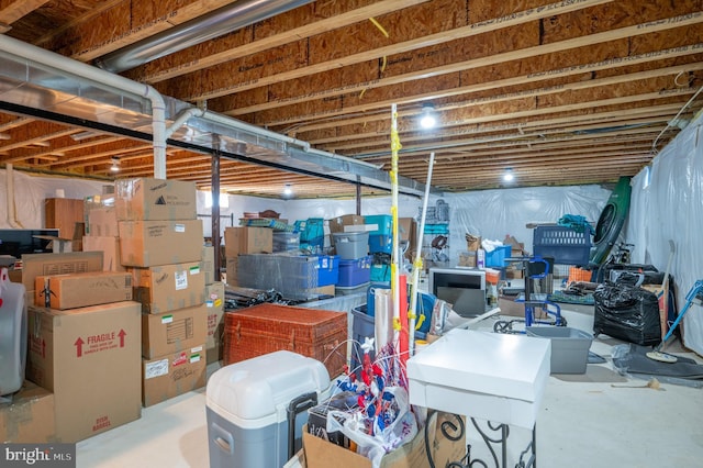 3599 Sutherland Ct, Warrenton, VA 20187 - view of unfinished below grade area
