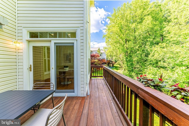 1251 Wild Hawthorn Way, Reston, VA 20194 - view of wooden deck