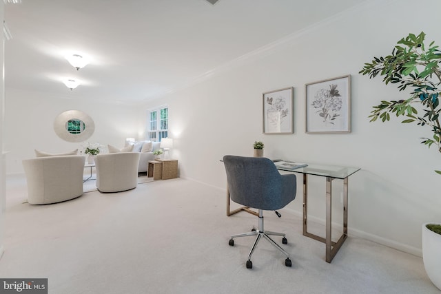 1251 Wild Hawthorn Way, Reston, VA 20194 - office space featuring ornamental molding, carpet flooring, and baseboards