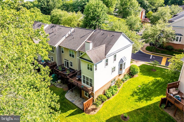 1251 Wild Hawthorn Way, Reston, VA 20194 - aerial view of property and surrounding area