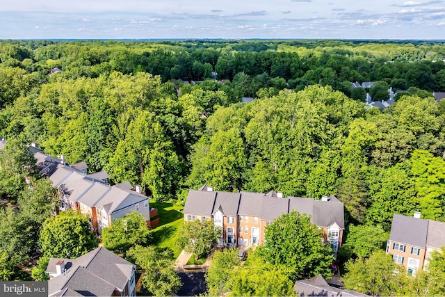 1251 Wild Hawthorn Way, Reston, VA 20194 - aerial perspective of suburban area featuring a forest