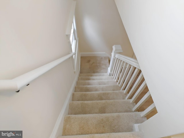 22 Leeway Rd, Baltimore, MD 21222 - stairs with carpet floors