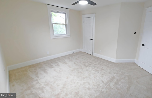 22 Leeway Rd, Baltimore, MD 21222 - unfurnished bedroom featuring carpet, baseboards, and ceiling fan