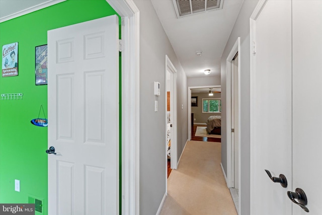 12695 Kettering Dr, Herndon, VA 20171 - hall featuring baseboards and light carpet