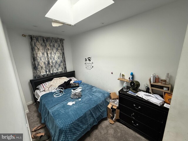 1009 Laurel Rd, Sharon Hill, PA 19079 - carpeted bedroom featuring a skylight