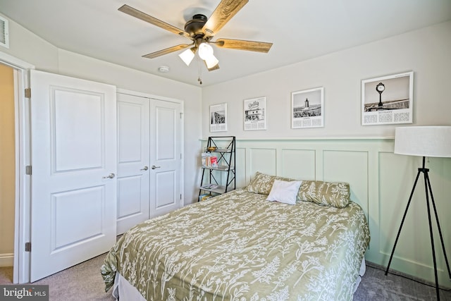 35290 Wright Way, Millsboro, DE 19966 - carpeted bedroom with a closet and ceiling fan