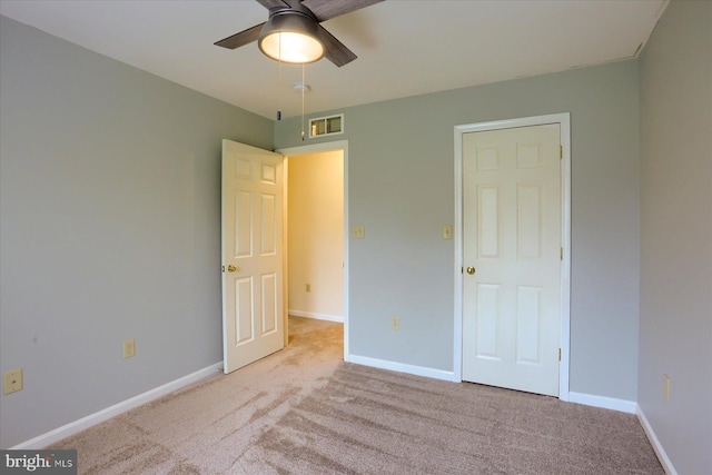 205 Saddle Ridge Dr, Harrisburg, PA 17110 - unfurnished bedroom with carpet floors, baseboards, and ceiling fan