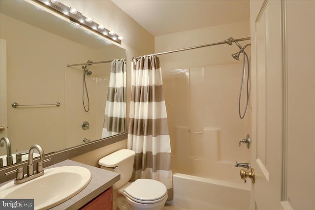 205 Saddle Ridge Dr, Harrisburg, PA 17110 - bathroom featuring shower / bath combo with shower curtain, toilet, and vanity