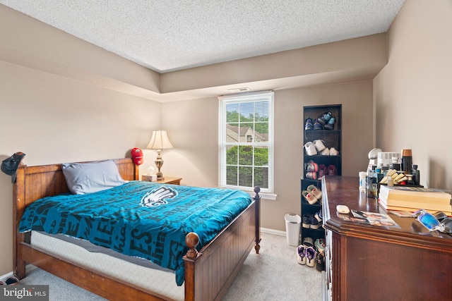 1206 Barry Ct, Southampton, PA 18966 - bedroom with carpet floors, baseboards, and a textured ceiling