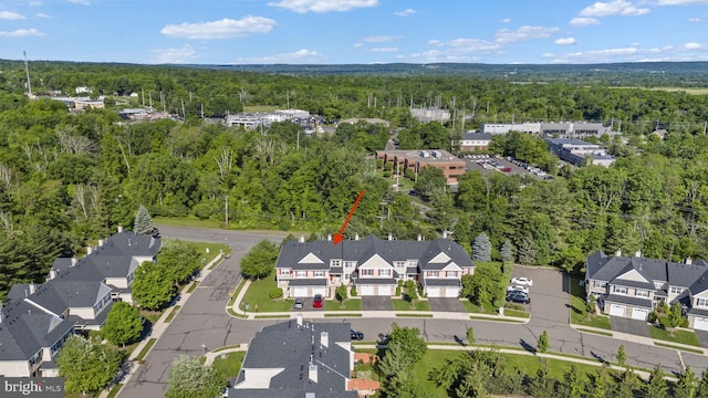 3 River Birch Cir, Princeton, NJ 08540 - aerial view of residential area featuring a forest