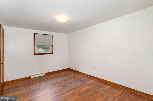335 Bolton Ave, Carlisle, PA 17013 - unfurnished room with a baseboard radiator, wood finished floors, and baseboards