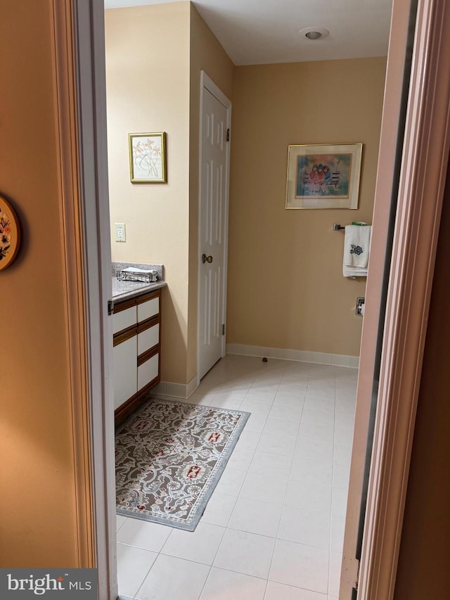 3001 E Chestnut Ave Unit G62, Vineland, NJ 08361 - bathroom with baseboards and tile patterned flooring