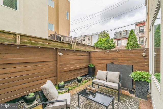 211 Brown St Unit 15, Philadelphia, PA 19123 - view of patio / terrace featuring an outdoor hangout area