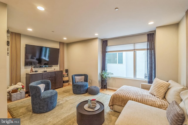 211 Brown St Unit 15, Philadelphia, PA 19123 - living area featuring recessed lighting and wood finished floors