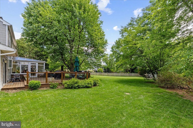 15 Hamilton Ct, Lawrenceville, NJ 08648 - view of yard with a deck