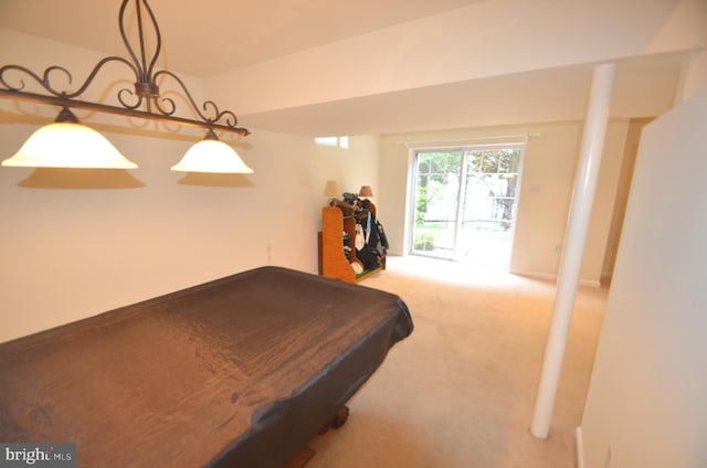 6385 Hunters Crossing Ct, Eldersburg, MD 21784 - recreation room with carpet and billiards