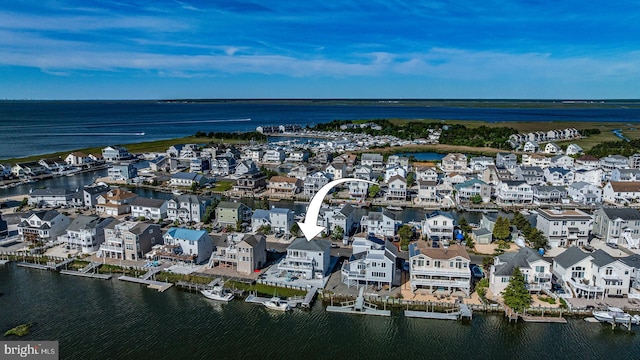 39 Kentucky Dr, Little Egg Harbor Twp, NJ 08087 - aerial view of residential area featuring a large body of water