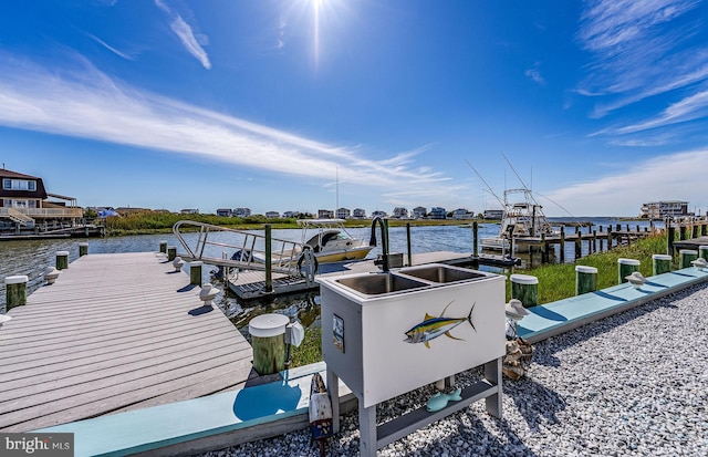 39 Kentucky Dr, Little Egg Harbor Twp, NJ 08087 - dock featuring a water view